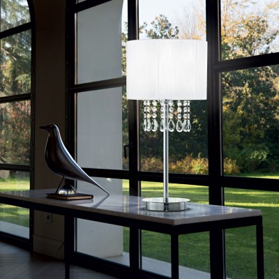 Настільна лампа Ideal Lux OPERA TL1 BIANCO 068305 Настільна лампа Ideal Lux OPERA TL1 BIANCO 068305