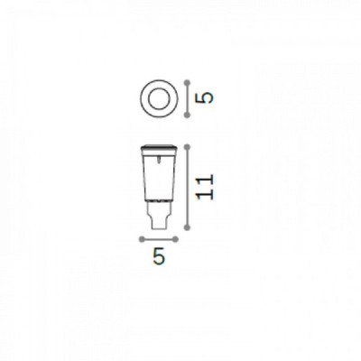 Точечный светильник Ideal Lux Way pt up 4000k 269733 Точечный светильник Ideal Lux Way pt up 4000k 269733