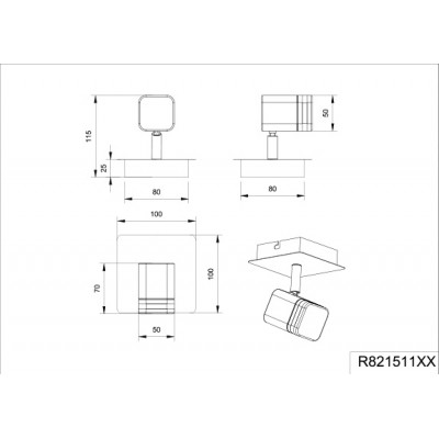 Спот Trio R82151131 Reality ROUBAIX Спот Trio R82151131 Reality ROUBAIX