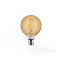 Лампа світлодіодна декоративна Horoz "RUSTIC GLOBE-4" 4W 2200K 220V E27