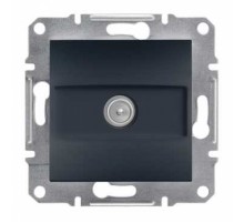 Розетка ТВ прохідна (8Дб) антрацит Asfora EPH3200371 Schneider Electric