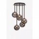 Люстра MarkSlojd Sweden UNIVERSE Ceiling 5L Black/Smoke 108111