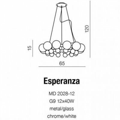 Люстра AZzardo ESPERANZA AZ0095 Люстра AZzardo ESPERANZA AZ0095
