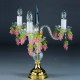 Настольная лампа хрустальная ArtGlass MARKETA III. rozalin TL CL