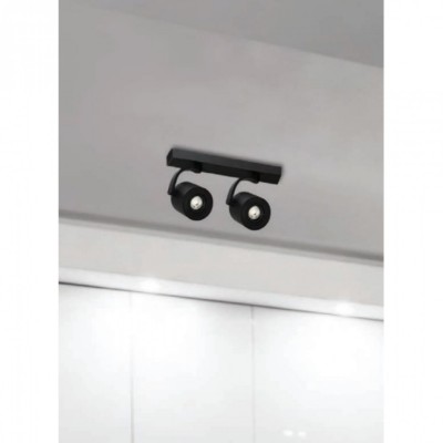 Точковий світильник AZzardo BROSS ARM 2 BLACK AZ3503 Точковий світильник AZzardo BROSS ARM 2 BLACK AZ3503