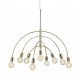 Люстра MarkSlojd Sweden LAVELLO Pendant 9L Brass 108289