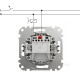Одноклавишный кнопочный выключатель, без фиксации, белый, Sedna Design & Elements SDD111111, Schneider Electric