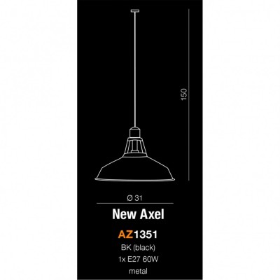 Підвісний світильник AZzardo NEW AXEL AZ1351