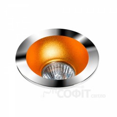 Точечный светильник AZzardo REMO 1 DOWNLIGHT AZ1730 + AZ0824 Chrome/Gold