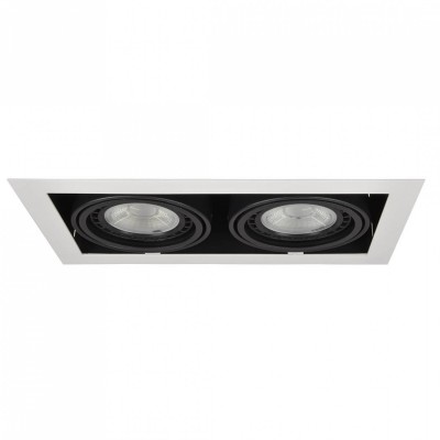 Точковий світильник AZzardo NOVA 2 WHITEBLACK AZ2877 Точковий світильник AZzardo NOVA 2 WHITEBLACK AZ2877