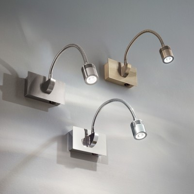 Бра - спот Ideal Lux DYNAMO AP NICKEL 031477 Бра - спот Ideal Lux DYNAMO AP NICKEL 031477
