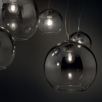 Подвесной светильник Ideal Lux NEMO SP1 D20 CROMO 250304 Подвесной светильник Ideal Lux NEMO SP1 D20 CROMO 250304