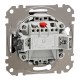 Одноклавішний кнопковий вимикач, без фіксації, венге, Sedna Design & Elements SDD181111, Schneider Electric