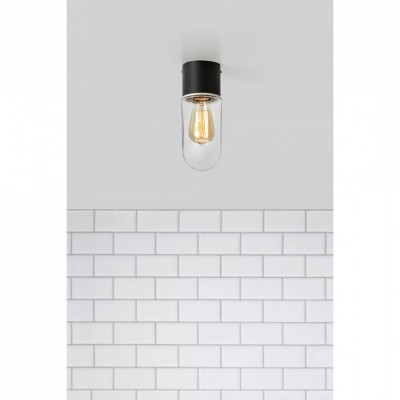 Накладний світильник MarkSlojd Sweden ZEN Ceiling 1L Black/Clear IP44 107796 Накладний світильник MarkSlojd Sweden ZEN Ceiling 1L Black/Clear IP44 107796