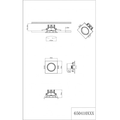 Точковий світильник Trio 650410107 Pamir
