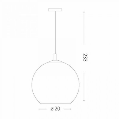 Подвесной светильник Ideal Lux NEMO SP1 D20 CROMO 250304 Подвесной светильник Ideal Lux NEMO SP1 D20 CROMO 250304