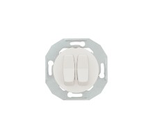 Выключатель двухклавишный 16А, белый, Renova, WDE011016 Schneider Electric