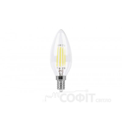 Лампа светодиодная C37 Feron LB-58 4W E14 2700K Filament