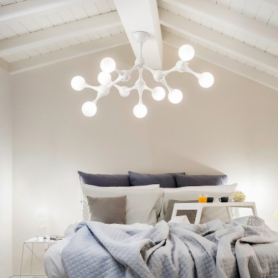 Люстра Ideal Lux NODINO PL9 BIANCO 149622 Люстра Ideal Lux NODINO PL9 BIANCO 149622