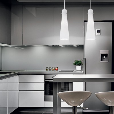 Подвесной светильник Ideal Lux KUKY SP1 TRASPARENTE 023021