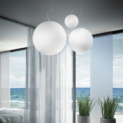 Подвесной светильник Ideal Lux MAPA SP1 D20 BIANCO 009148 Подвесной светильник Ideal Lux MAPA SP1 D20 BIANCO 009148