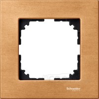 Рамка 1-пост, бук, Schneider Electric M-Elegance, MTN4051-3470