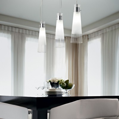 Подвесной светильник Ideal Lux KUKY SP3 TRASPARENTE 033952 Подвесной светильник Ideal Lux KUKY SP3 TRASPARENTE 033952