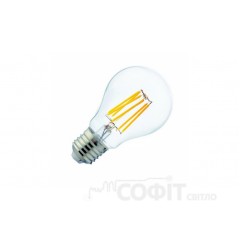 Лампа светодиодная A60 Horoz "FILAMENT GLOBE-6" 6W E27 2700K