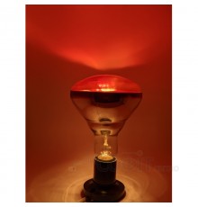 Лампа інфрачервона для обігріву тварин ІКЗК 150 Вт Е27, Іскра