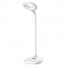 Настольная лампа аккумуляторная LEBRON L-TL-L-44, 4W, 4100K, Li-ion 1200mAh, USB 15-13-44