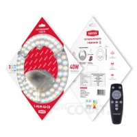 Світлодіодний модуль з пультом MAXUS 1-MLM-40-CR Led Module 40W 3CCT Circle Remote, Ремнабір