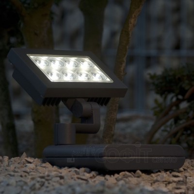 Светильник уличный настенный Lutec 6101s gr Nevada LED светодиодный