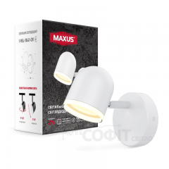 Спотовый светильник MAXUS MSL-01C 4W 4100K белый (1-MSL-10441-CW)