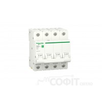 Автоматичний вимикач 32А, 4 полюси, крива, 6кА Schneider Electric RESI9 R9F02432