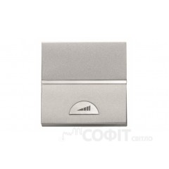 Светорегулятор клавишный 40-450 Вт ABB Zenit серебряный, N2260 PL