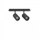 Трековый светильник Ideal Lux EGO TRACK DOUBLE 16W 3000K ON-OFF BK 257648