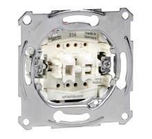 Механізм вимикача 2-клавішного, Schneider Electric Merten System M, MTN3115-0000