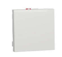 Выключатель 1-клавишный сх. 1, 10А, 2 модуля, белый, Unica New, NU320118 Schneider Electric