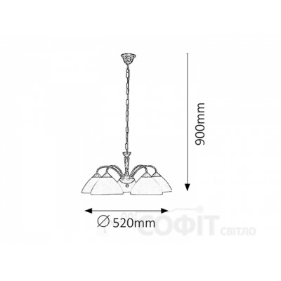 Люстра подвесная Rabalux 8175 Regina
