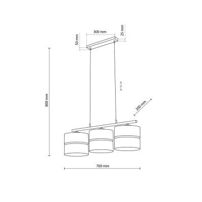 Підвісний світильник TK Lighting NICOL, 4801