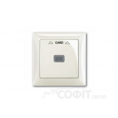 Накладка карткового вимикача ABB Basic 55 білий шале, 1792-96-507