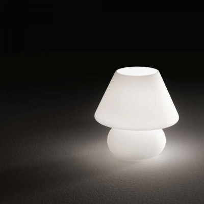 Настольная лампа Ideal Lux PRATO TL1 SMALL BIANCO 074726 Настольная лампа Ideal Lux PRATO TL1 SMALL BIANCO 074726