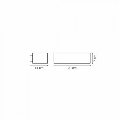 Бра Ideal Lux BOX AP2 NERO 009513 Бра Ideal Lux BOX AP2 NERO 009513