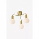 Люстра MarkSlojd Sweden HISTORY Ceiling 3L Brass/Opal 105774