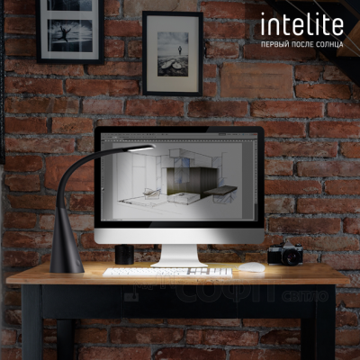 Настільна світлодіодна лампа Maxus intelite DESK LAMP 5W BRONZE (DL4-5W-BR)