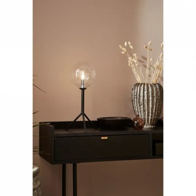 Настільна лампа MarkSlojd Sweden ANDREW Table 1L Black/Clear 107749
