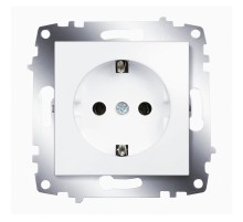 Розетка с заземлением ABB Cosmo белый 619-010200-217