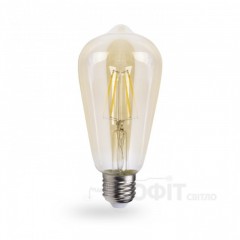 Світлодіодна лампа ST64 Feron LB-764 золото 4W E27 2700K Filament