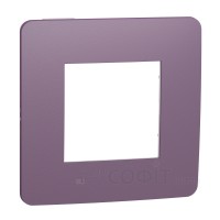 Рамка 1-постова, фіолетовий/білий, Unica New Studio Color, NU280214 Schneider Electric