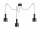 Подвесной светильник Ideal Lux HOLLY SP3 NERO 231594